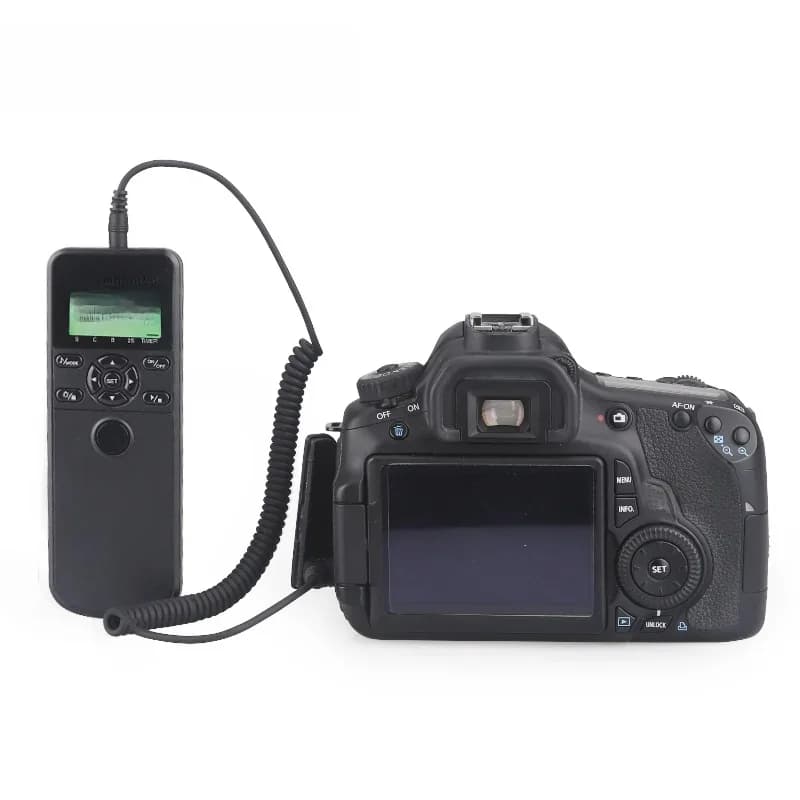 AODELAN – minuterie d'intervalomètre à intervalle de temps, télécommande, déclencheur, pour Canon, Nikon, Sony, Panasonic, Olympus, fujifilm,