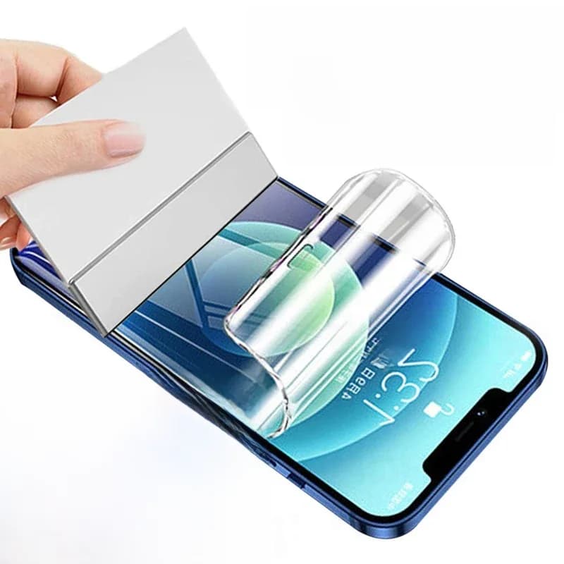 Lot de 4 films hydrogel souples pour iPhone 17 Pro Max, 16, 16e, 15, 13, 14, 12, 11 Air, et protecteurs d'écran pour iPhone 7, 8 Plus, 13, 12 Mini,