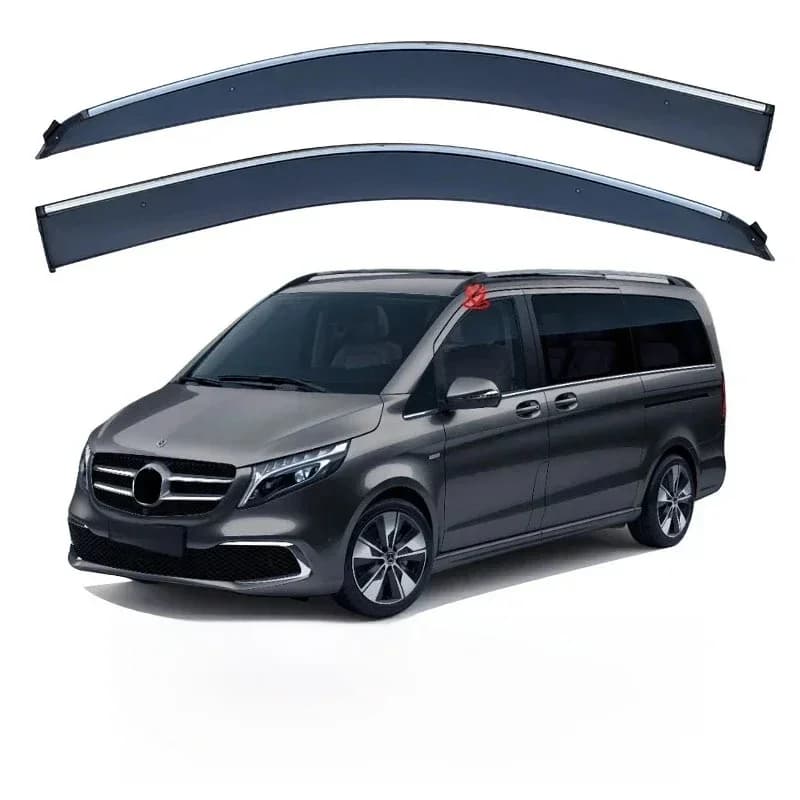 Convient pour BENZ V250 V260 V300 Vito Viano W639 W447, visière de porte, auvents, abri, pare-soleil, déflecteur de vent, de pluie et de vent