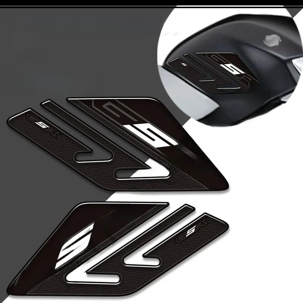 Autocollants de moto pour Suzuki GSR, 600, 750, GSRfemale, GSR750, décalcomanies, carburant, tampon précieux, protection des poignées latérales