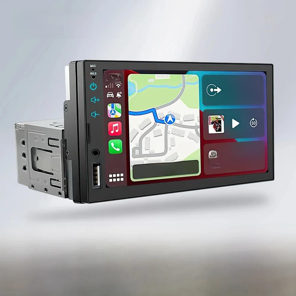 HD 7 pouces IPS écran tactile universel 1Din Caplay Android autoradio stéréo lecteur multimédia Autoaudio FM récepteur moniteur