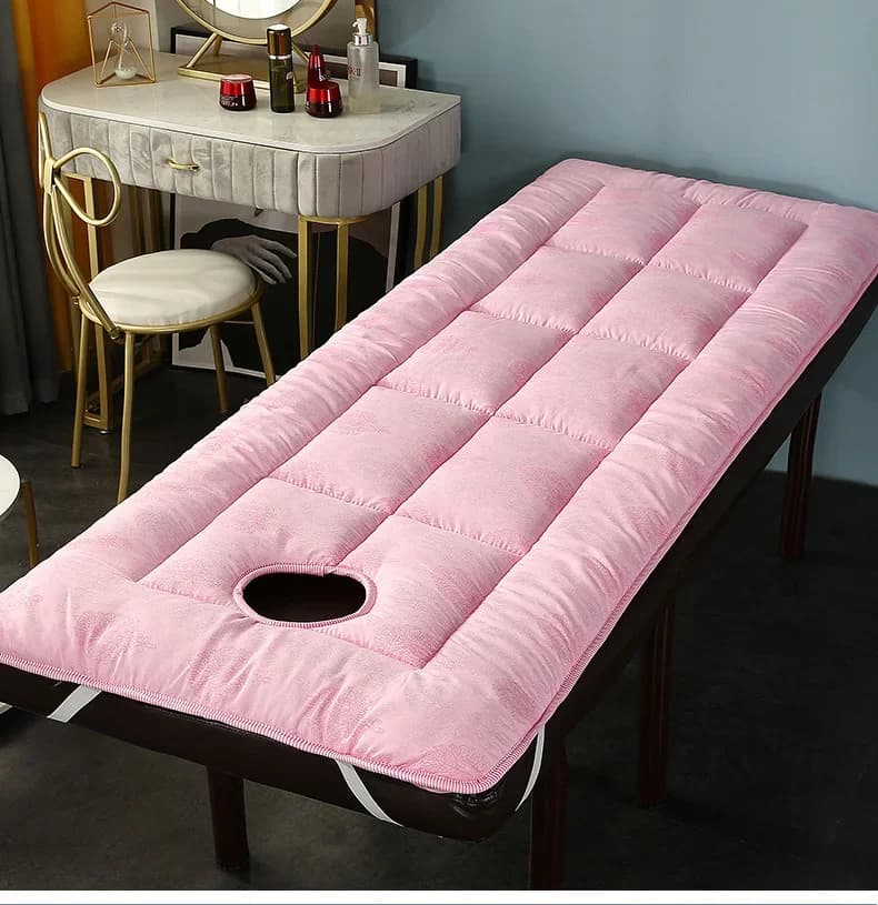 Salon de beauté lit matelas tapis épaissi lit coussin matelas anti-dérapant hôpital salle de beauté lit tapis Massage lit coussin avec trou