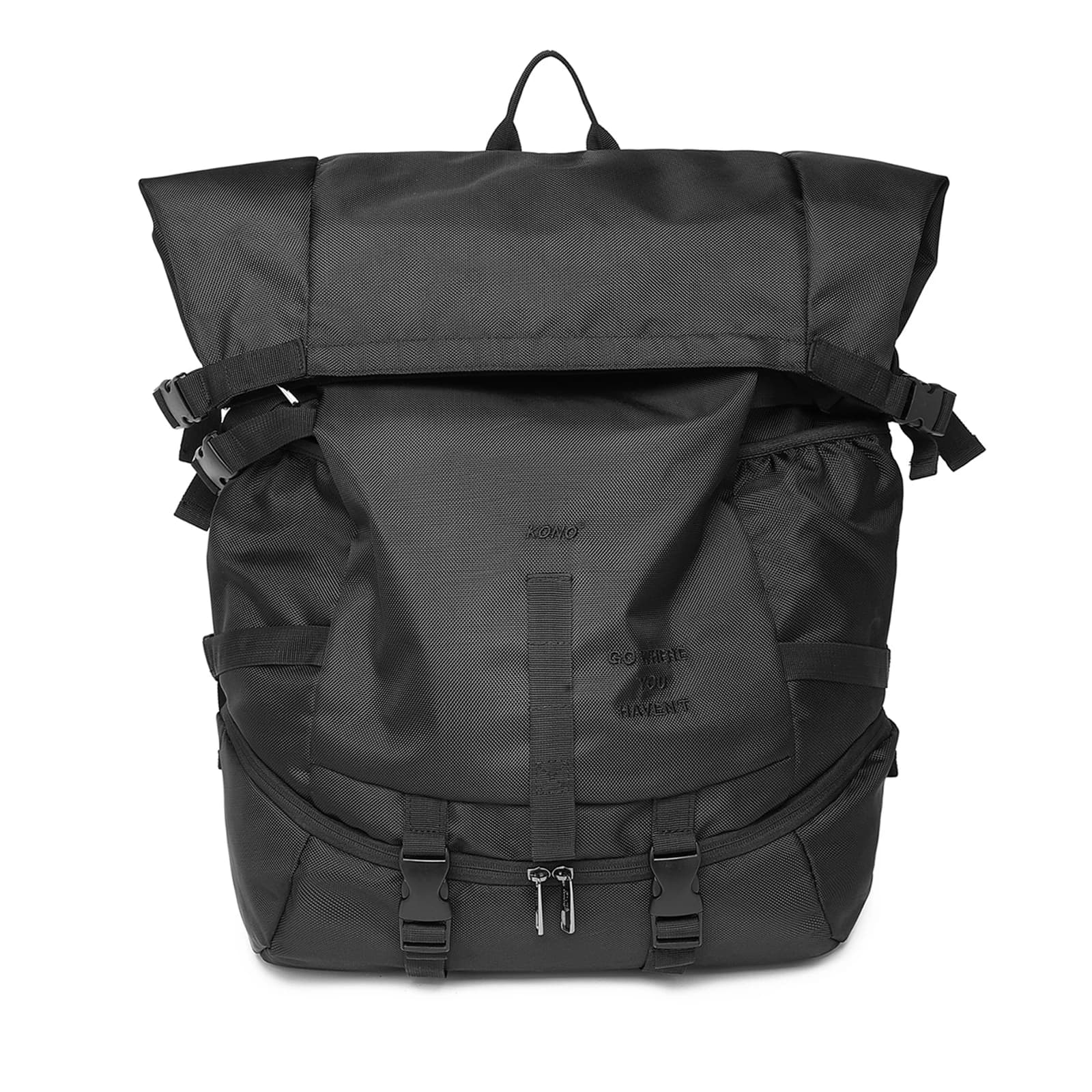 Sac à dos de sport KONO avec un compartiment supplémentaire pour ballon, imperméable et doté d'un compartiment pour ordinateur portable jusqu'à