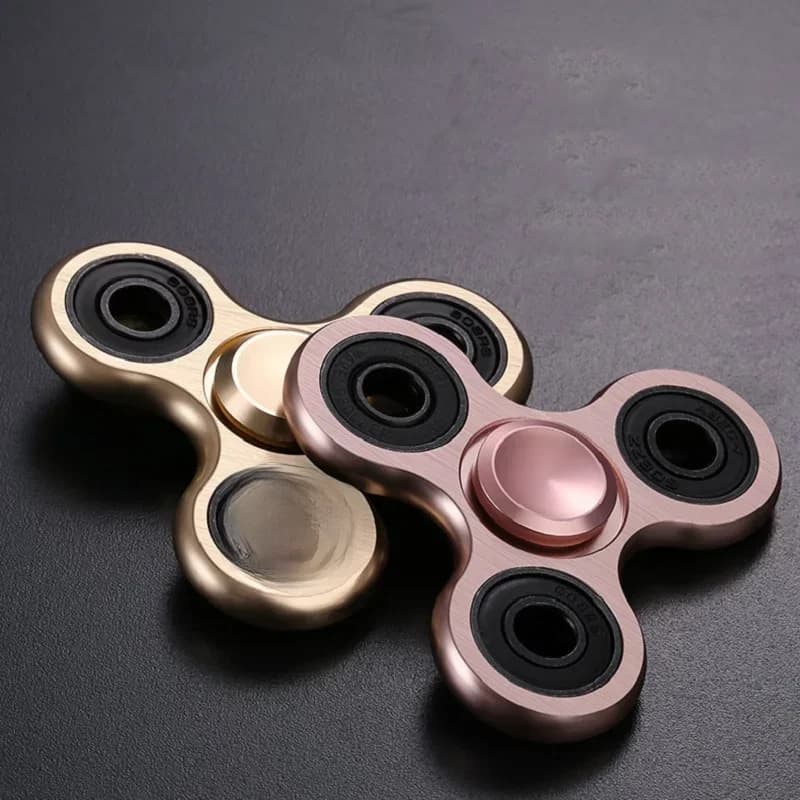 Fidget Finger Spinner alliage métal main Spinners soulagement du Stress décompression jouets pour enfants adultes cadeaux drôles