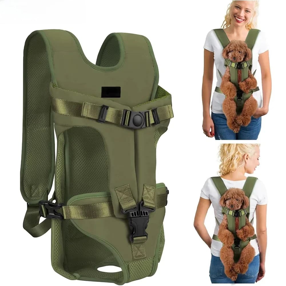Sacs à dos de transport pour animaux de compagnie, réglables, mains libres, pour chiens de petite et moyenne taille, respirants, pour chats, sacs de