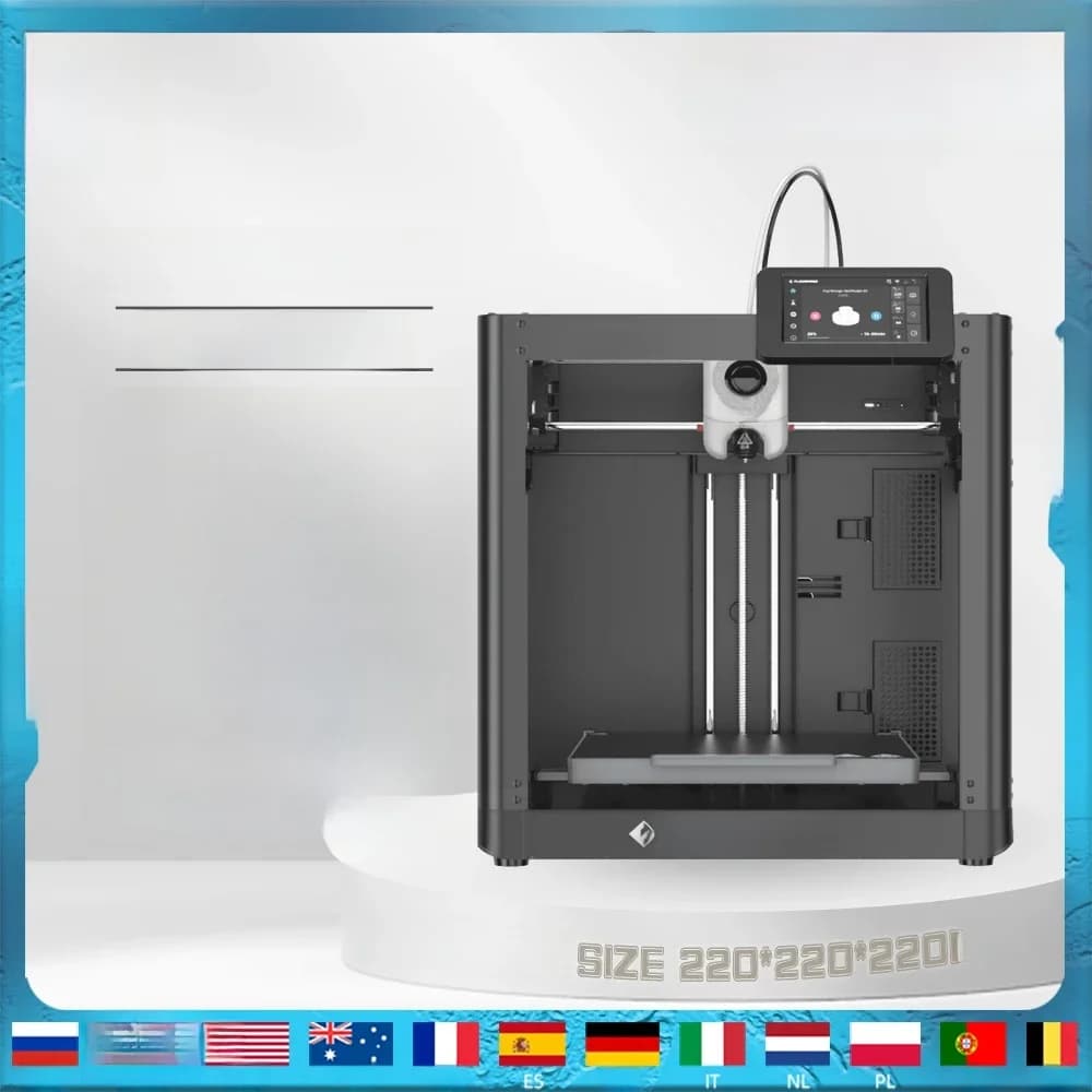 Flashforge Adventurer 5M imprimante 3d haute vitesse nivellement entièrement automatique extrudeuse directe plaque PEI Flexible récupération de