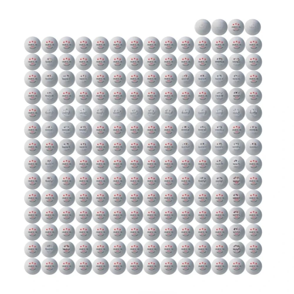 Huieson balles de Ping-Pong professionnelles 3 étoiles ABS + nouveau matériau balles de Tennis de Table pour Robot d'entraînement multi-balles