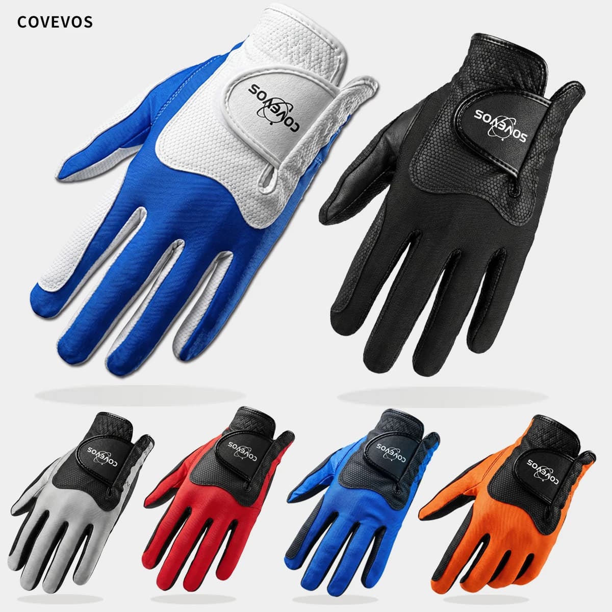 Gants de golf, antidérapants, doux et élastiques, disponibles en six couleurs, adaptés à toutes les conditions météorologiques, unisexe