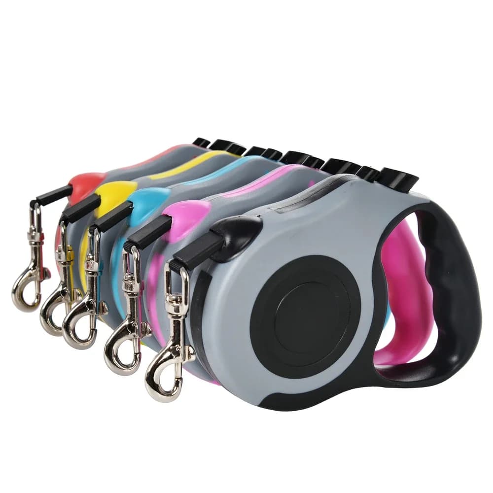 Laisse pour chien de 3m 5m pour petits chiens chat automatique rétractable Durable en Nylon plomb chiot voyage en plein air marche randonnée corde