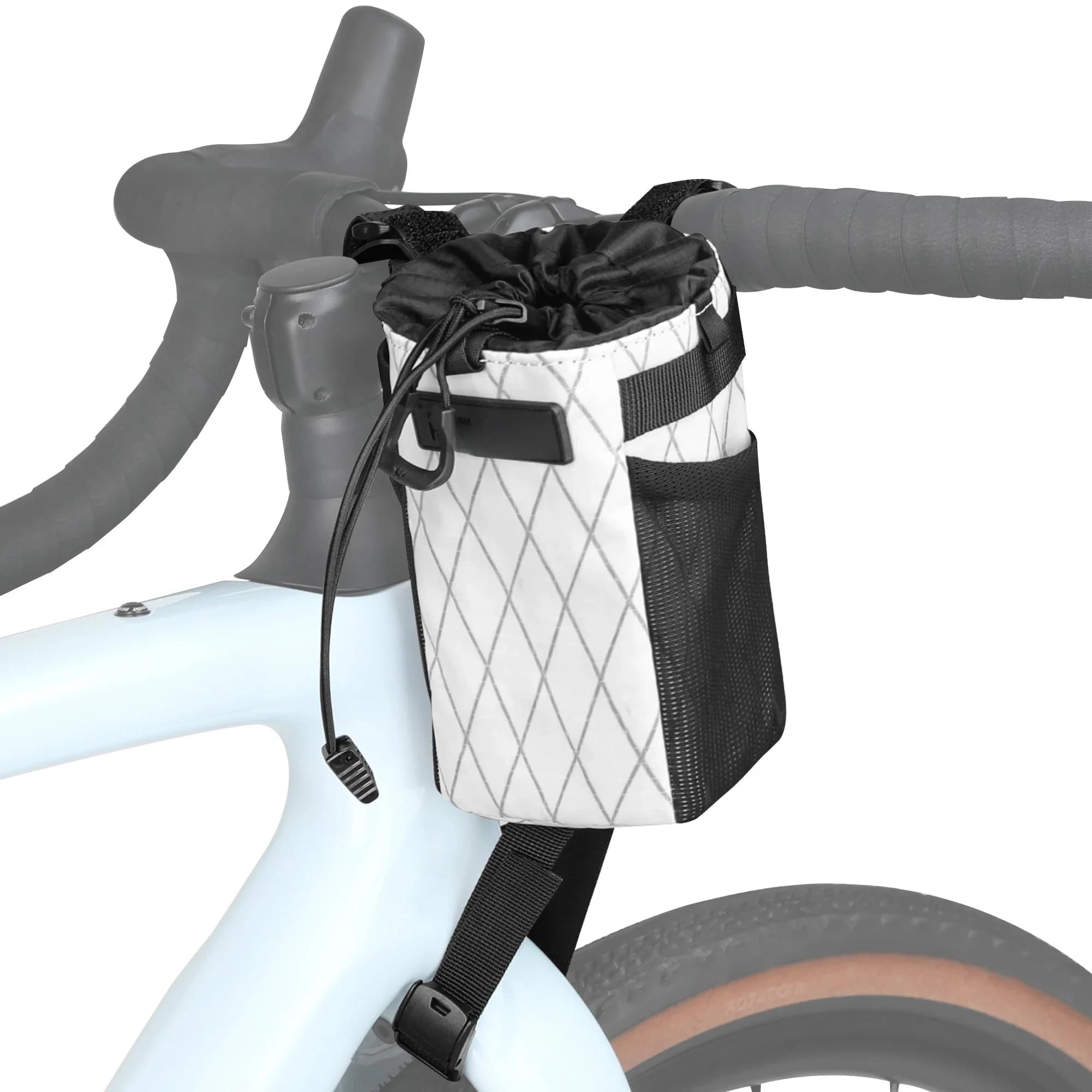 Rhinowalk sac de bouteille d'eau de vélo, sac de cyclisme de banlieue de ville porte-bouteille d'eau de vélo porte-bouteille de vélo