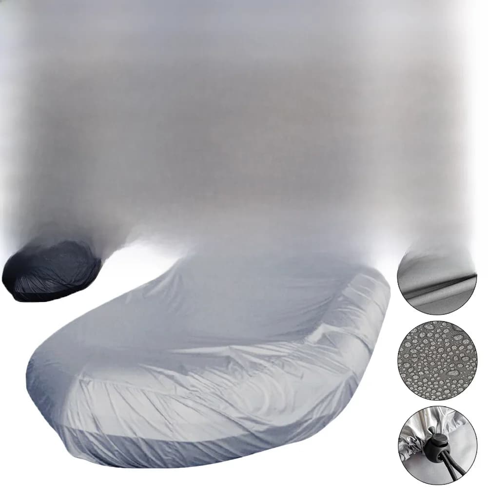 Housse de bateau marin en forme de V, imperméable, anti-poussière, AntiUV, pluie, neige, bateau gonflable, canot de pêche, bateau en caoutchouc,