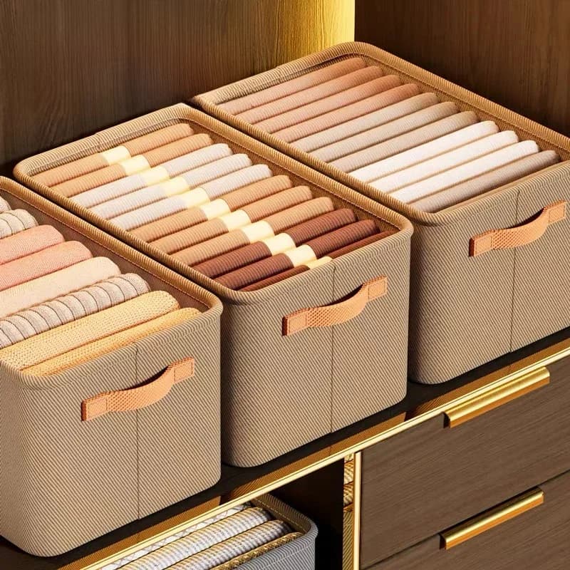 Armoires de rangement épaisses pour vêtements, boîte de rangement pour jeans, organisateurs de garde-robe, chandail, égouts de proximité