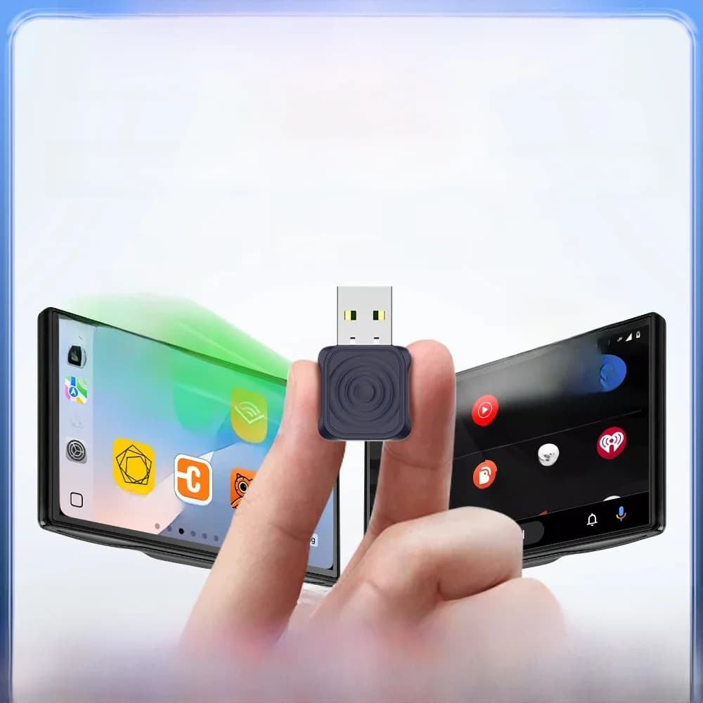 2 en 1 CarlinKit 5.0 Ultra sans fil CarPlay Android Auto adaptateur 2026 nouveau boîtier sans fil Wifi 5G pour voiture avec CarPlay filaire IOS26