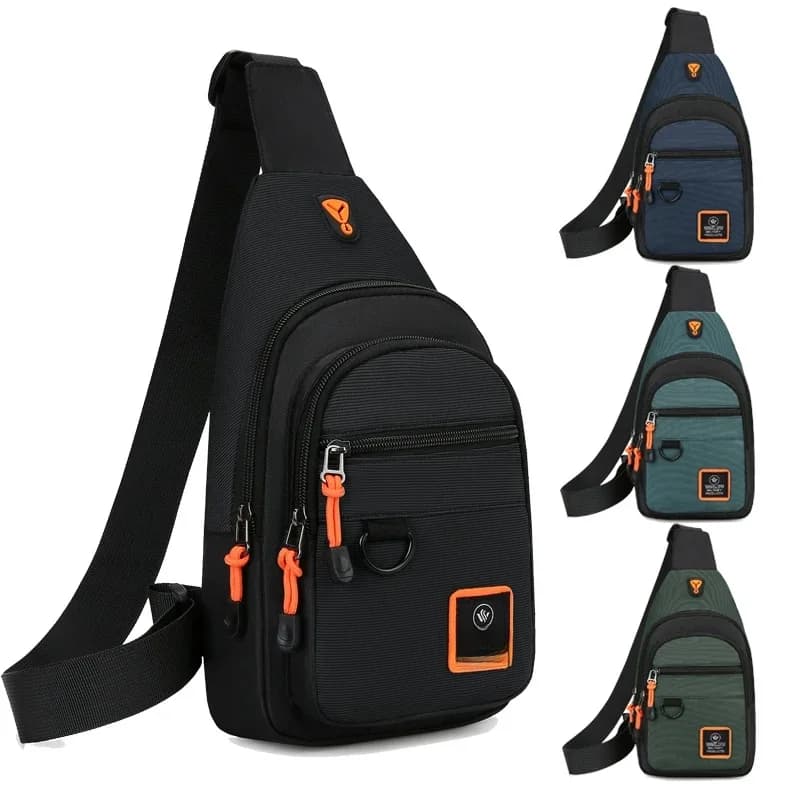 Sac à bandoulière imperméable pour hommes, sac à bandoulière, sac de poitrine, voyage, loisirs, randonnée, vélo, sports, plein air, SR
