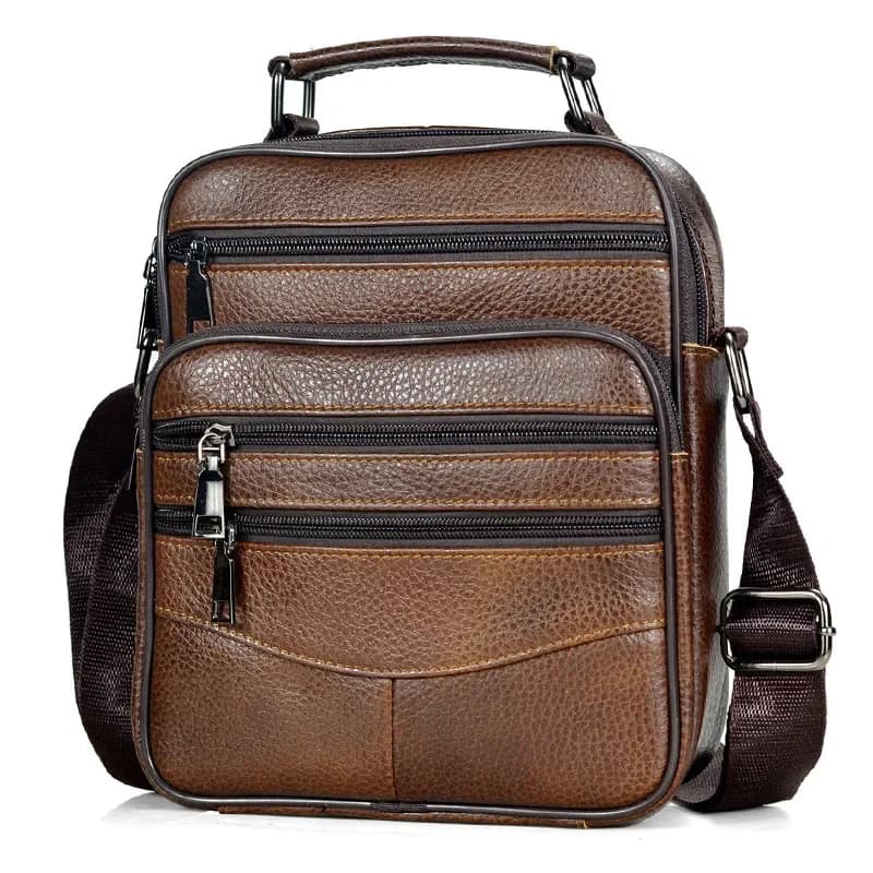 Mode chaude hommes sacs de messager sacs à main en cuir véritable pour homme marque de luxe mâle sac à bandoulière pour Mini Pad garçon sac à