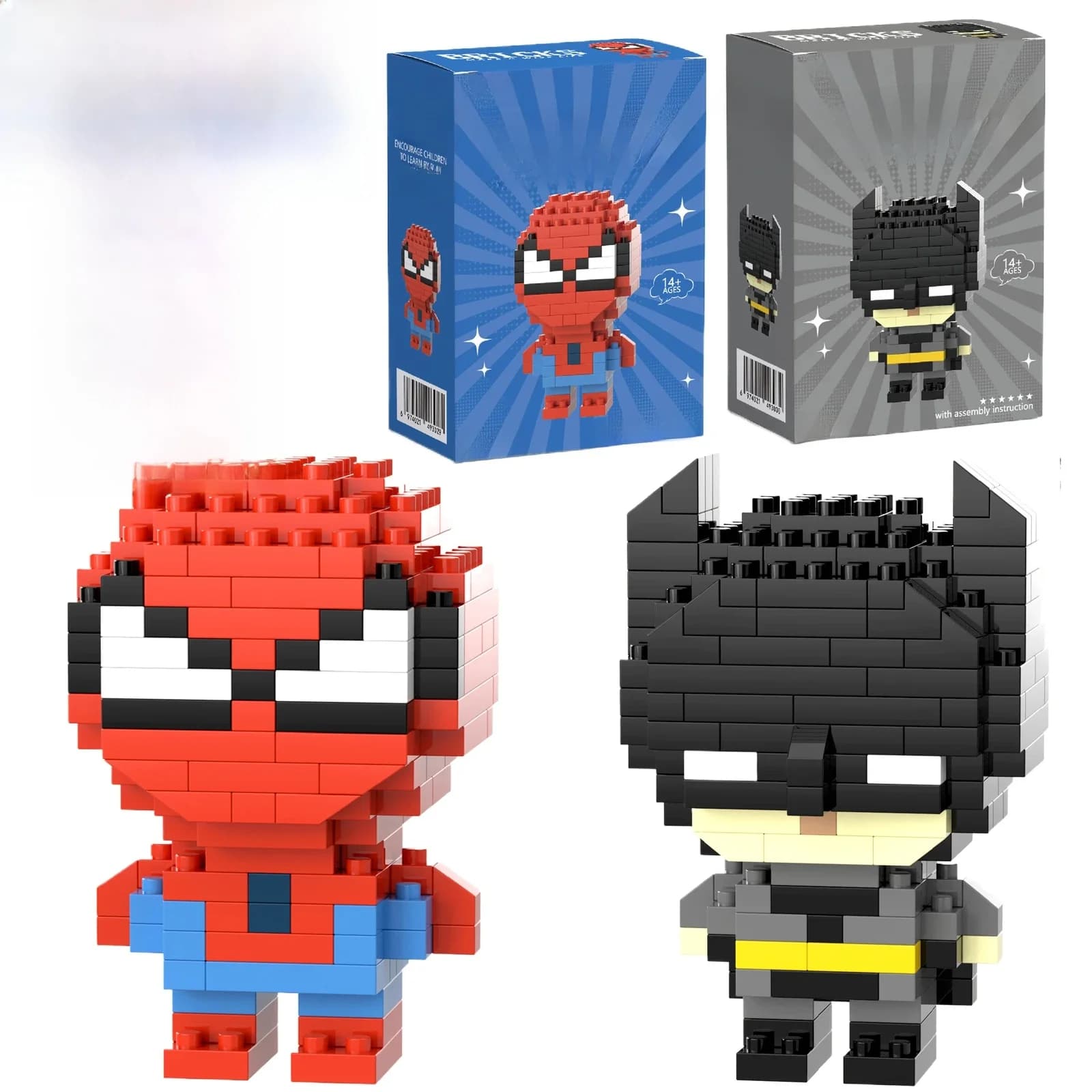 Marvel Spider Man bloc de construction Deadpool & Venom Iron Man figure Marvel légendes personnage de dessin animé modèle jouets pour enfants