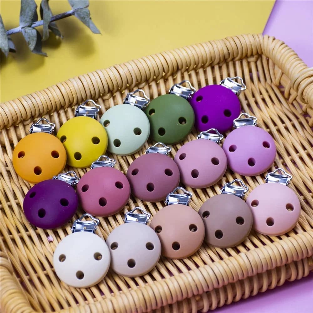 DUNITeWindsor-Sucette ronde en silicone sans BPA pour bébé, jouet d'allaitement, accessoires de bricolage, sucette JOClips, dents d'adolescent, 3