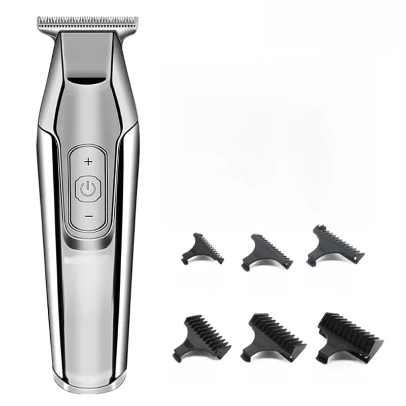 Kemei-Tondeuse à cheveux numérique LED pour hommes, tondeuse à KM-5027 ou à lame, vitesse réglable, tondeuses carrées, rasoir électrique