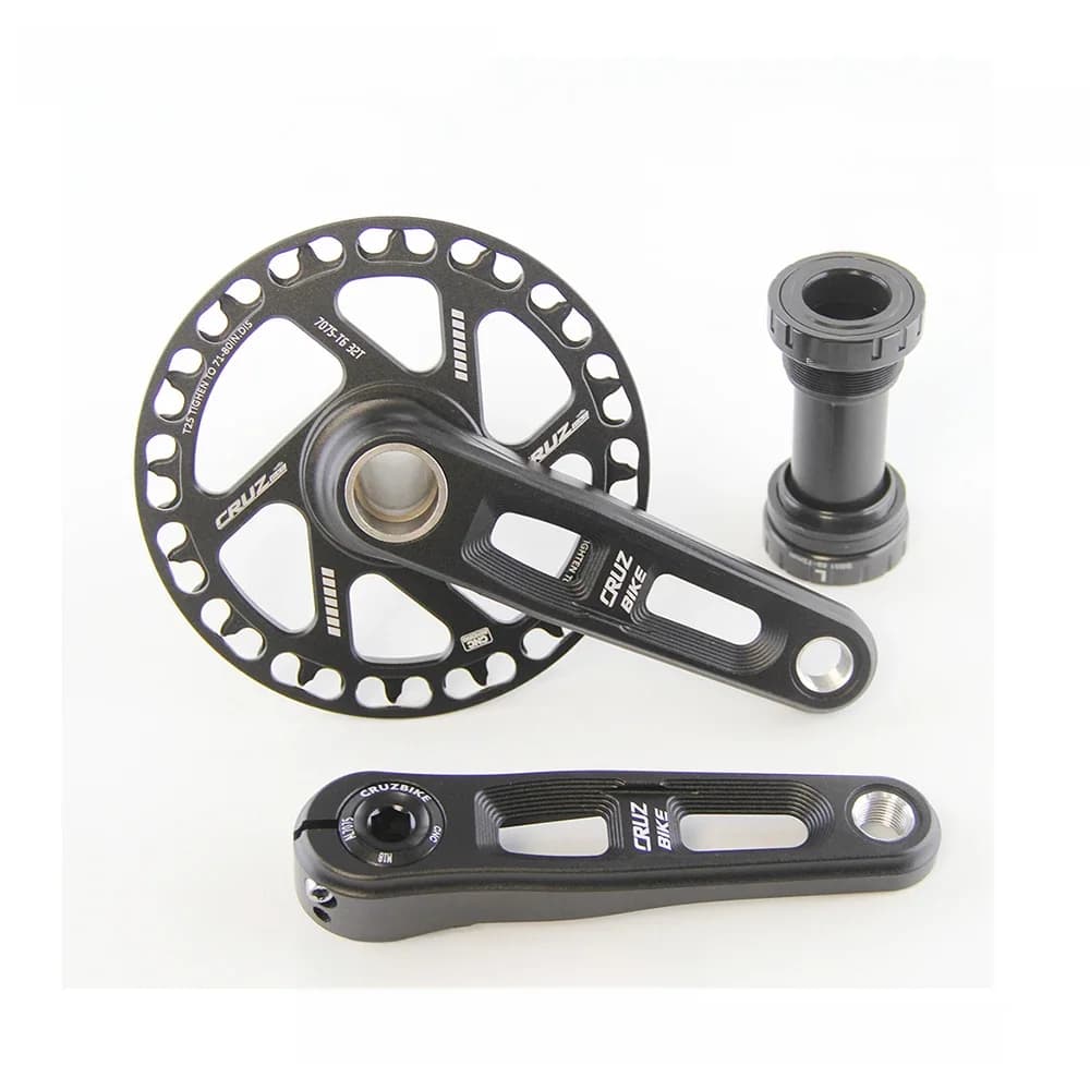 CRMERCEDES-Pédalier de vélo pliant ultraléger pour enfants, pédalier de vélo pour enfants, module creux, 127mm, 140mm, 150mm
