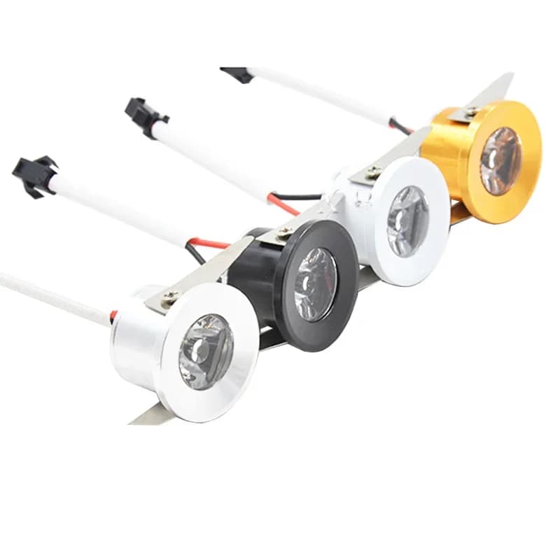 Mini Spot Lumineux LED avec Pilote pour Plafond, 3W, 110/220V, 12V DC, 4000K, pour Spectacle de Bijoux