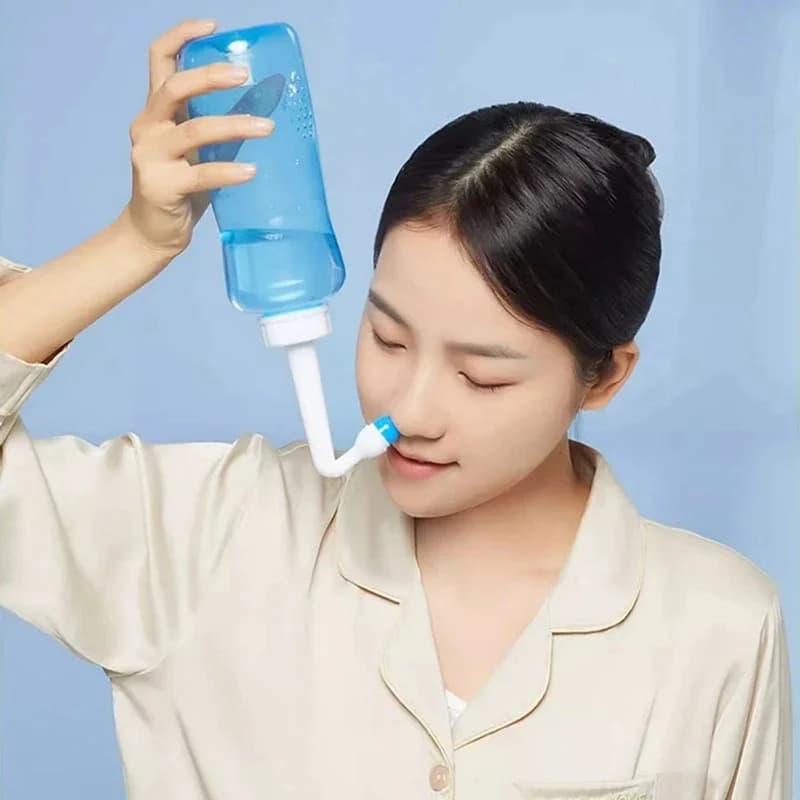 Nettoyeur de lavage du nez, irrigateur Nasal, bouteille de rinçage, protection du nez, évite la rhinite allergique, Pot Neti pour adultes et