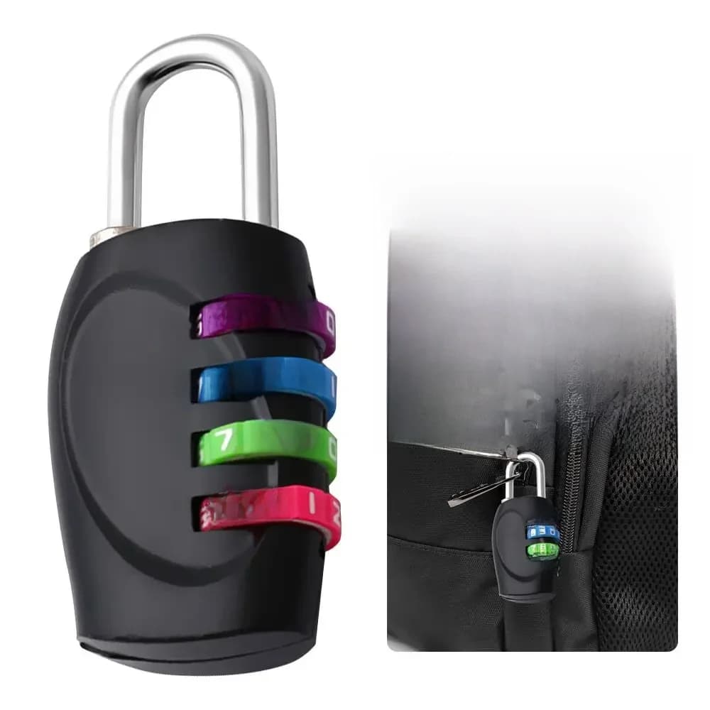 Cadenas multifonctionnel avec mot de passe et numéro 4-251, accessoires conseillers de sécurité pour porte et fenêtre