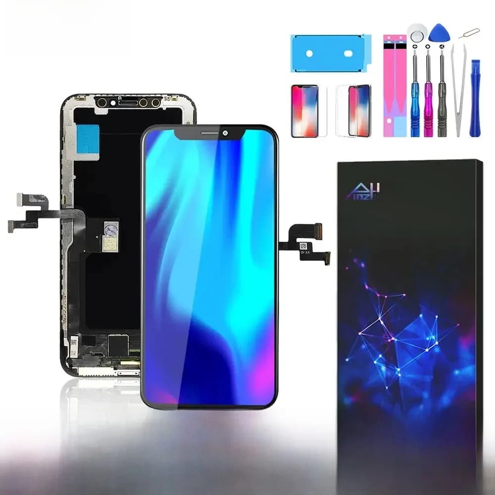 PINZHENG écran de haute qualité INCELL LCD OLED pour iPhone 14 Pro 15 Plus 13 Pro Max affiche pour remplacement iPhone avec outils
