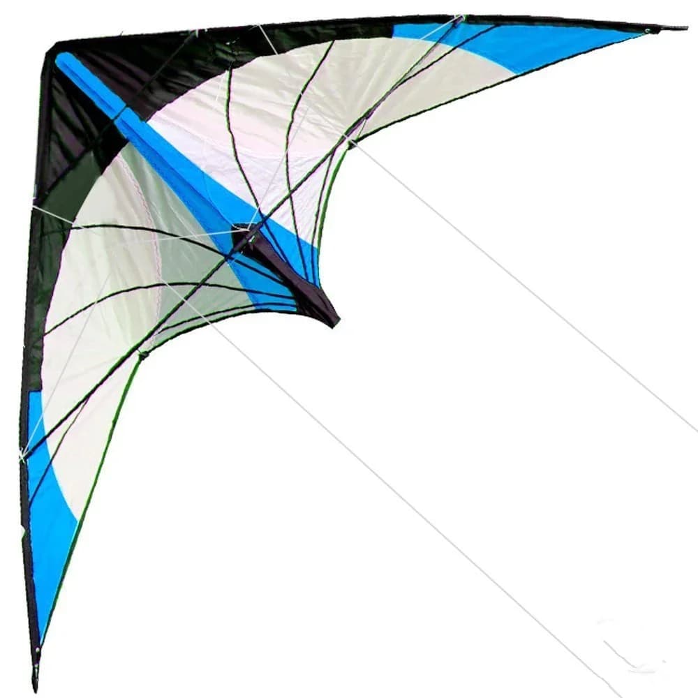 Cerf-volant de cascade professionnel double ligne bleu de 48 pouces, avec poignée et ligne, bon sortie d'usine volante, nouvel arrivage