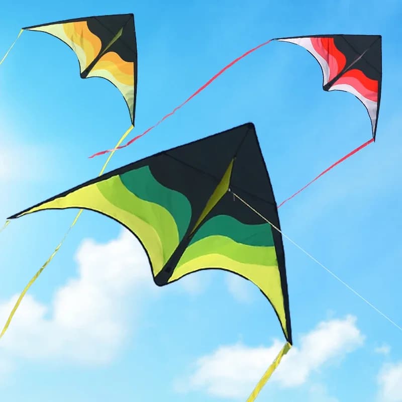 Cerf-volant de plage Delta YongJian de grande taille pour adultes, extrêmement facile à piloter pour les débutants, livré avec une ligne de 100 m