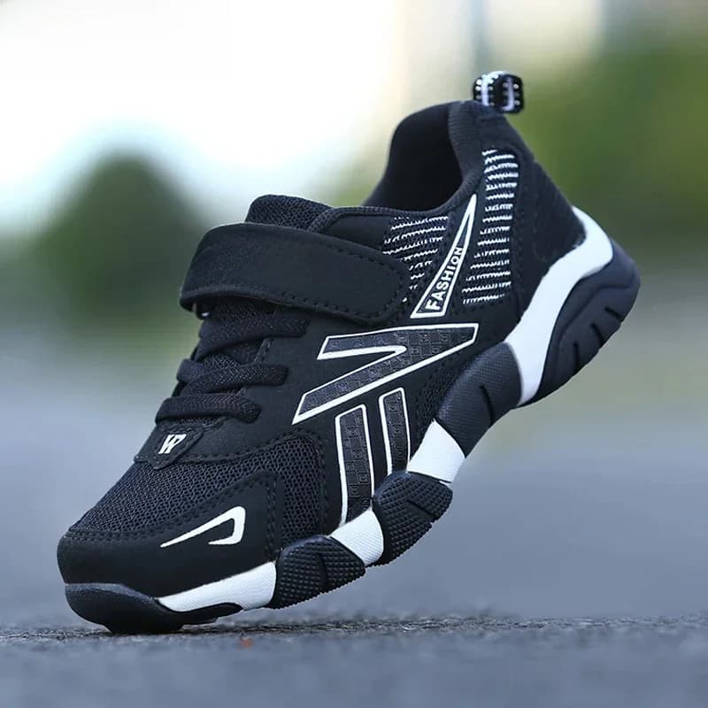 Baskets en maille respirante pour enfants, chaussures de course légères, chaussures de marche pour enfants, chaussures de sport pour garçons, mode