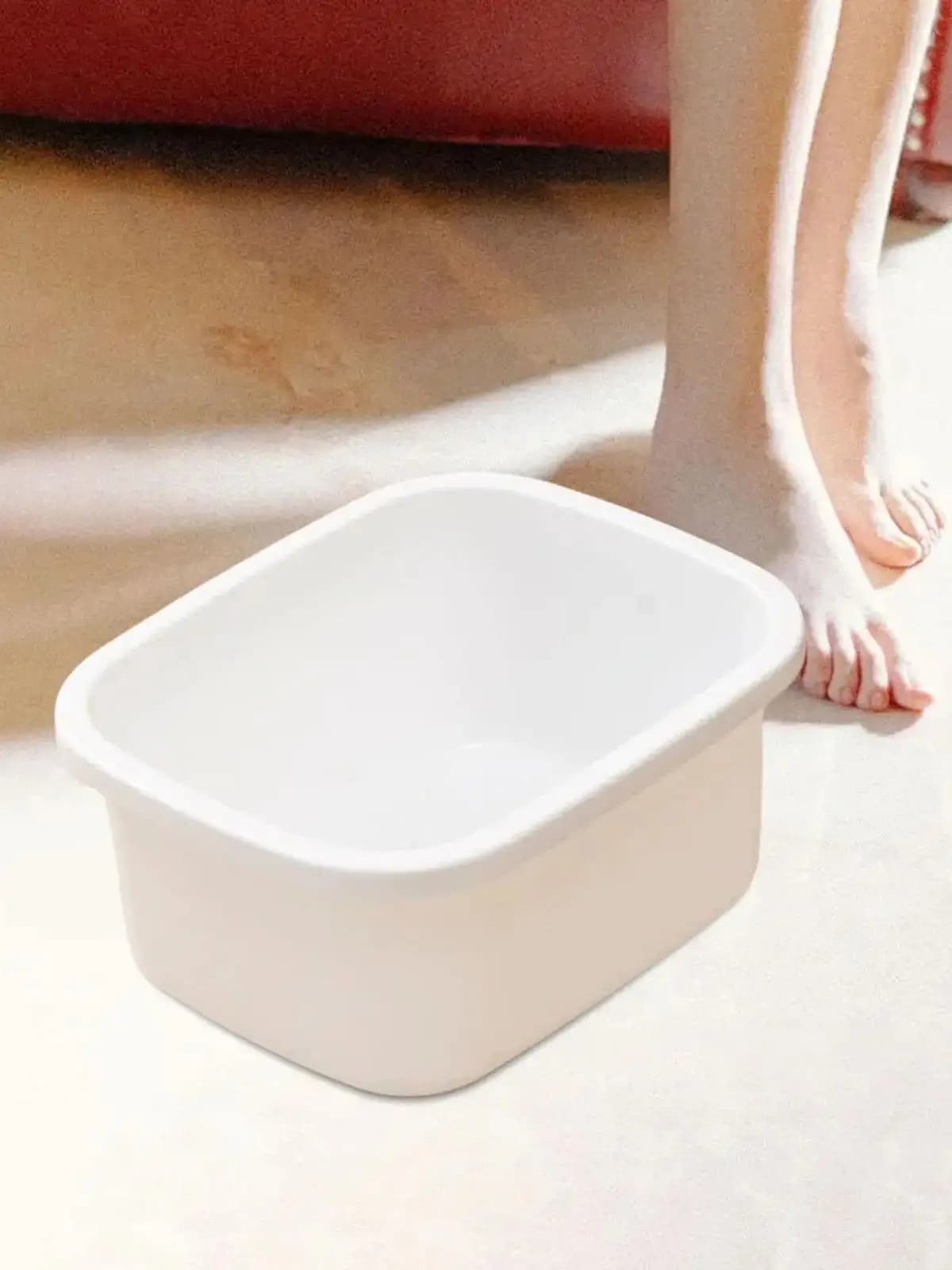 1x bassin de bain de pieds polyvalent, cadeau de maison pour trempage des pieds, seau de Massage Portable pour adultes et hommes, bain de trempage des