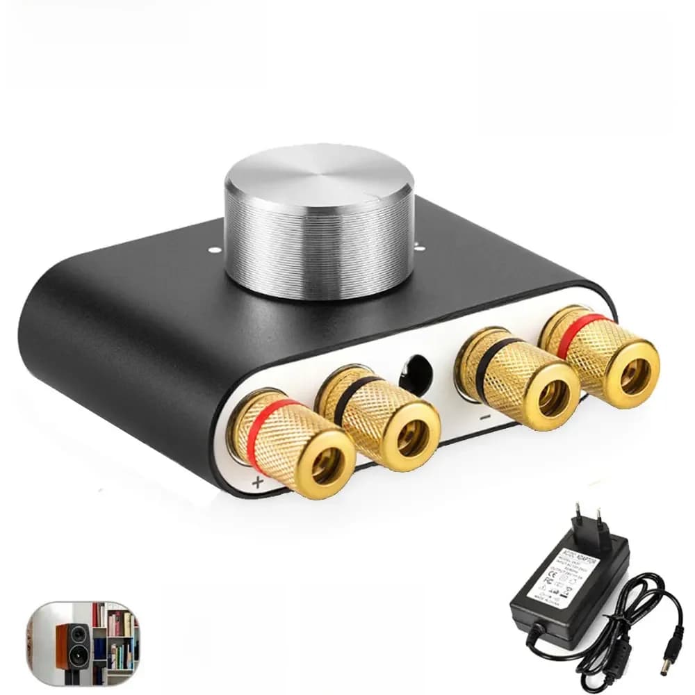 Woopker amplificateur Audio numérique amplificateur de son HiFi récepteur TPA3116 Bluetooth 5.0 voiture Mini système sonore Home cinéma 50W * 2