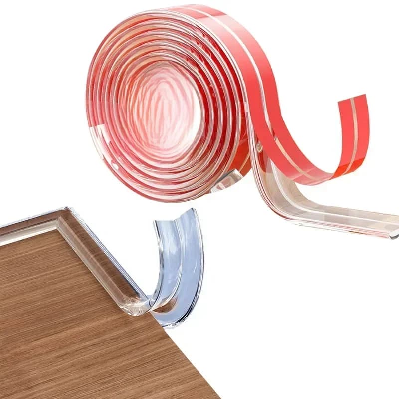 Bande de Protection transparente en PVC pour bébé, avec bande Double face, Anti-bosse, sécurité pour enfants, bord de Table, protection des