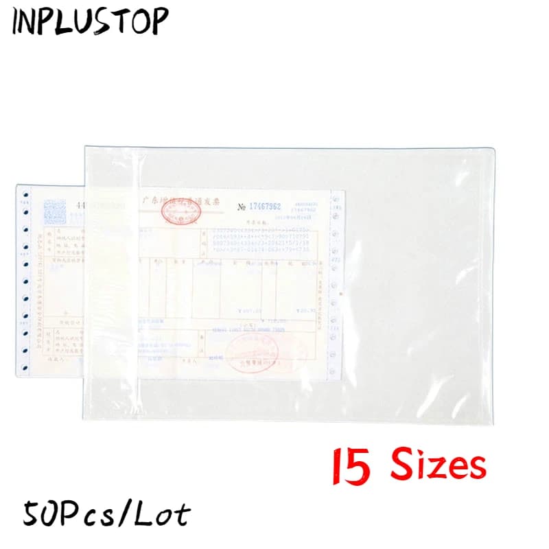 Sacs en plastique, sac à dos Transparent, sac à billets, taille unique du papier, autocollants d'emballage, sac de courrier, enveloppes de courrier,