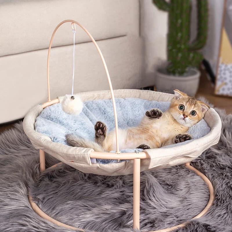 Hamac amovible pour animaux de compagnie pour chats et chiens, maison de lit, chaise longue, chaton, fenêtre, chaud, mignon, tapis de couchage,