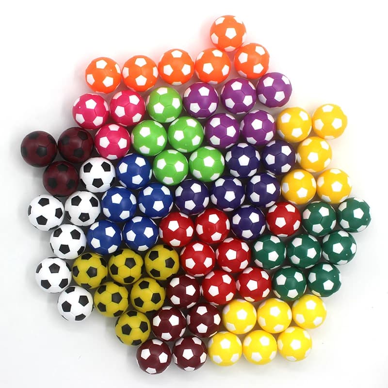 Ballons de football de table 36mm, 8 pièces/lot, matériel écologique et artisanat spécial, jeux de famille