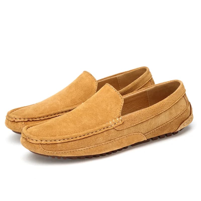 Mocassins en cuir suédé pour hommes, chaussures de luxe décontractées, bateau, faites à la main, chaussures de conduite Slipon, Zapatos99, 2021