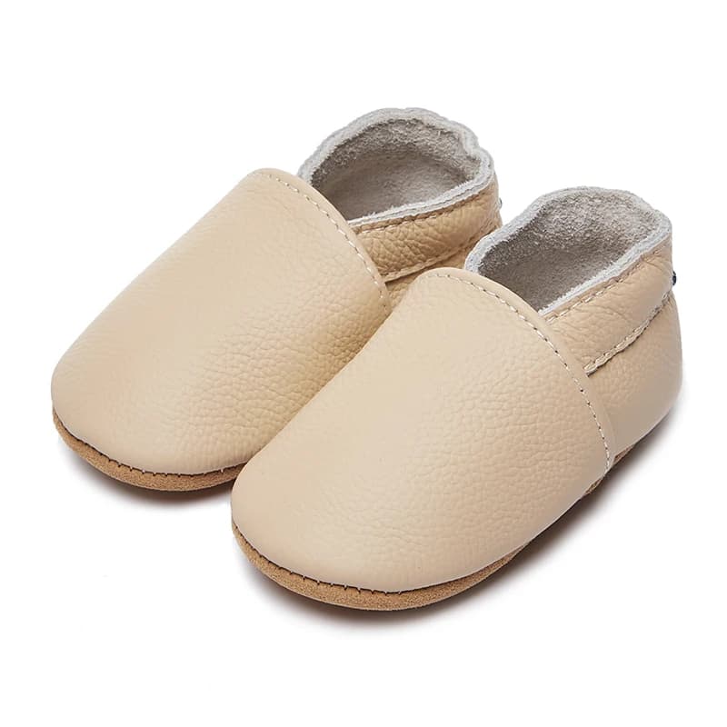 Chaussures de bébé unisexes souples en cuir véritable, toutes sortes de couleurs de mocassins à enfiler, chaussures pour nourrissons