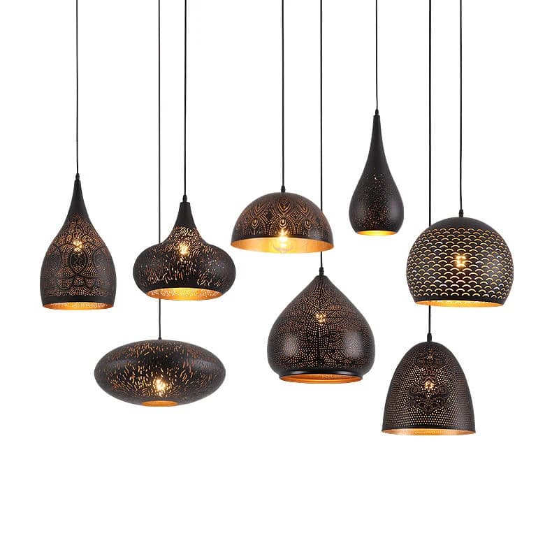 Lampe Suspendue Industrielle Vintage, Noir/Fer, Loft Nordique, Poreux, Rétro, Bar, 73Restaurant