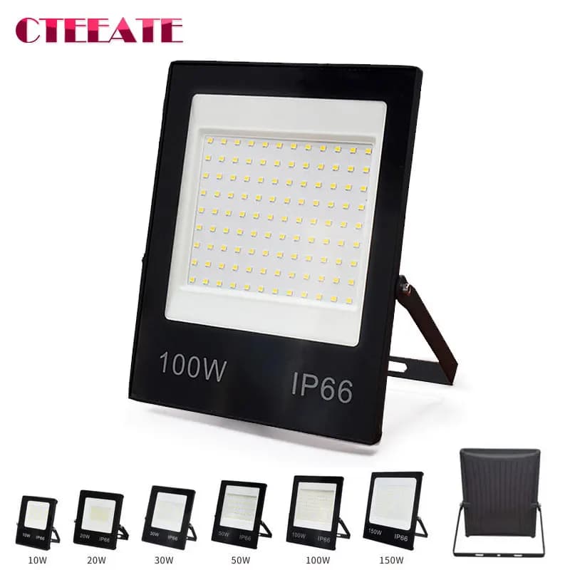 50W 30W 20W 10W 150W LED projecteur AC 220V 240V projecteur réflecteur LED projecteur IP66 étanche lampe extérieure