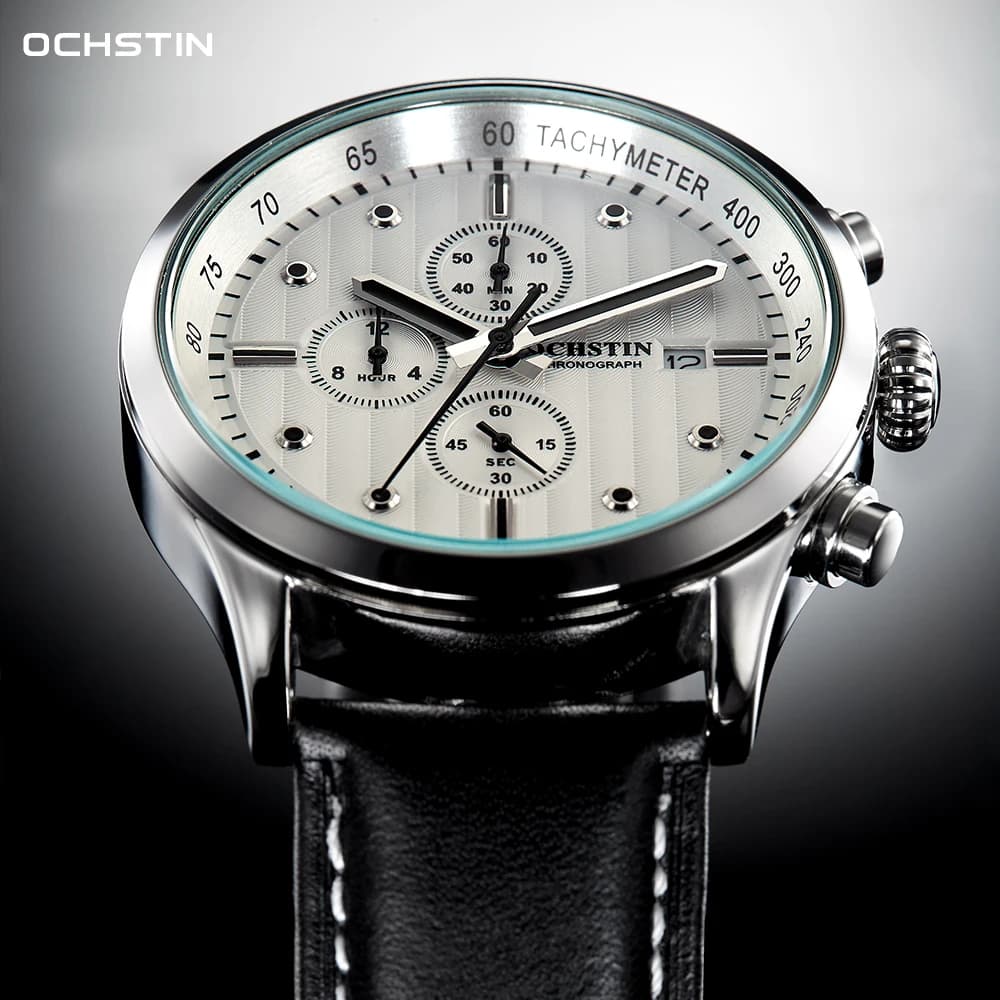 2025 NOUVEAU OCHSTIN Hommes Montre De Luxe Étanche Lumineux Chronographe Date Homme Montre-Bracelet Militaire Quartz Montres Pour Hommes De Haute
