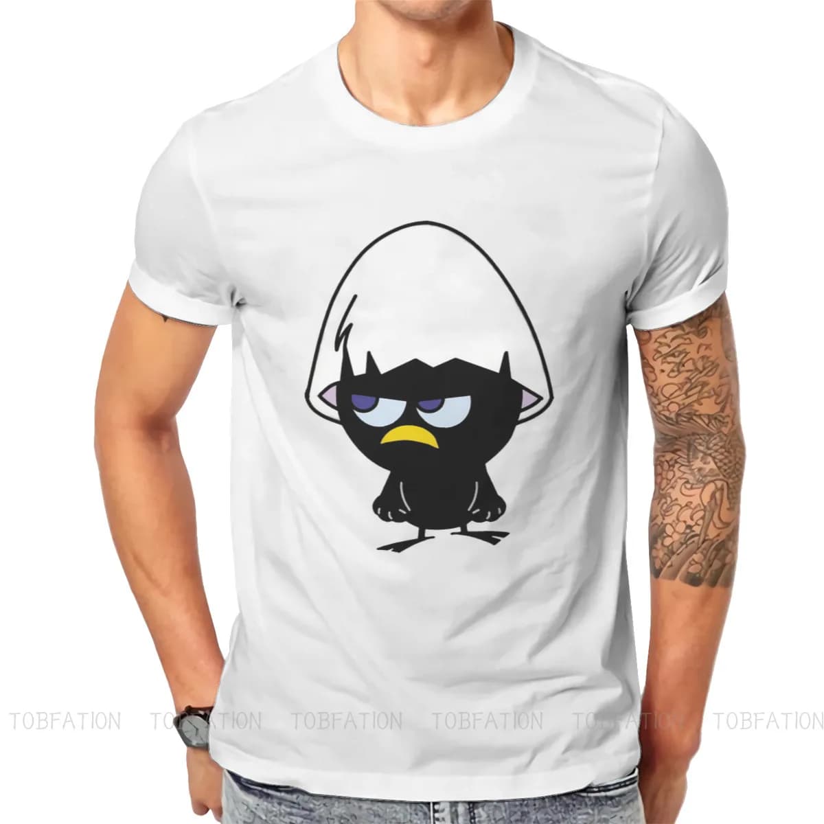 Calimero Anime en colère t-shirt classique graphique haute qualité t-shirt ample col rond manches courtes