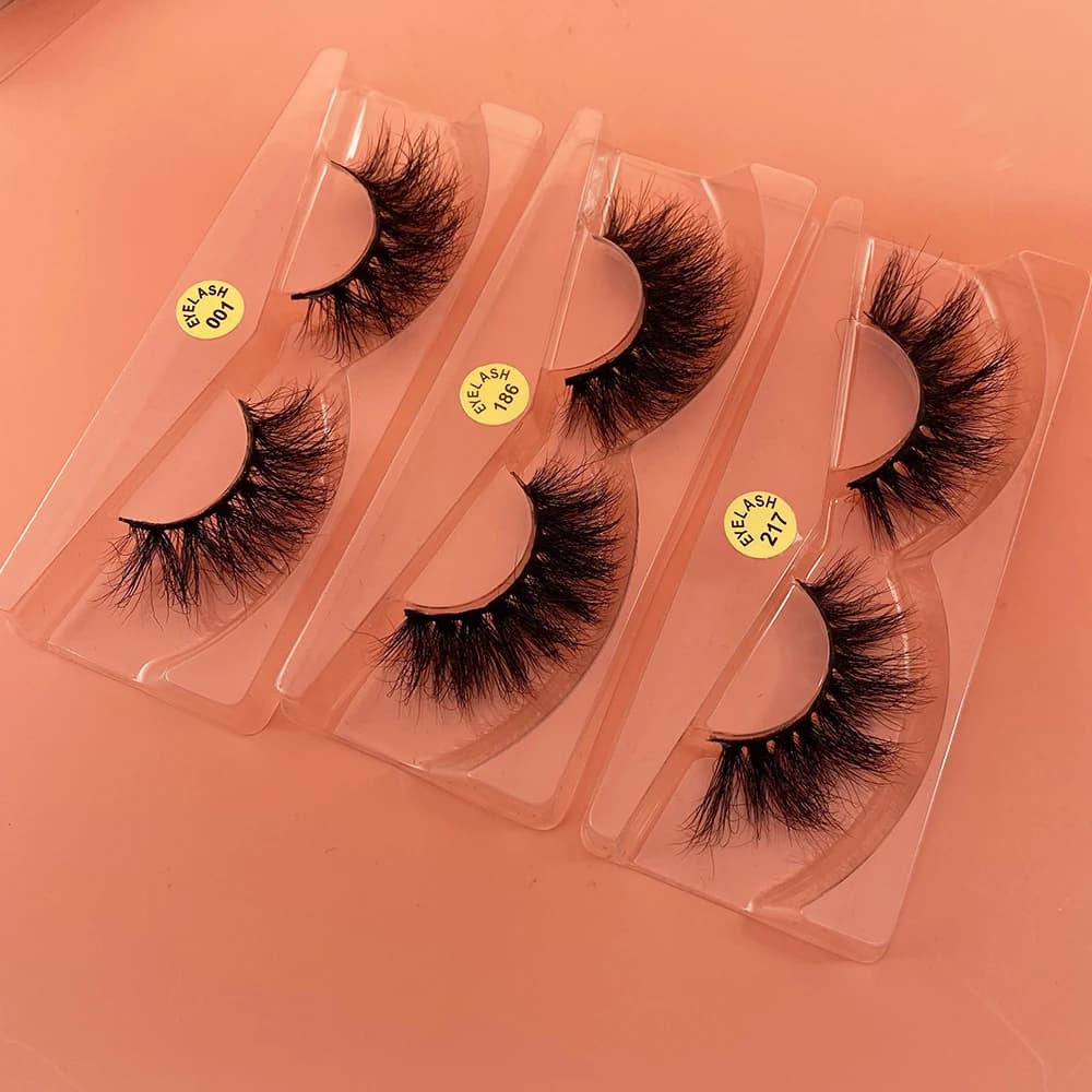 Faux-cils en vison 3D doux, extensions, maquillage en vrac, personnalisation gratuite, vente en gros, 10/20/100 pièces