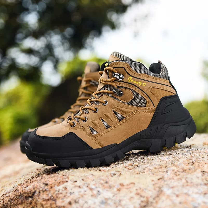 Bottes de randonnée marron pour hommes, légères et confortables, chaussures de trekking, chaussures de voyage, grandes tailles 47, chaussures de