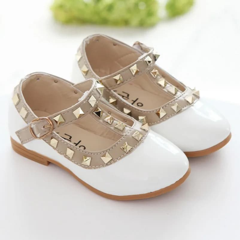 Chaussures plates nouées en T pour filles, sandales de princesse pour tout-petits, chaussures de printemps pour enfants, automne et été