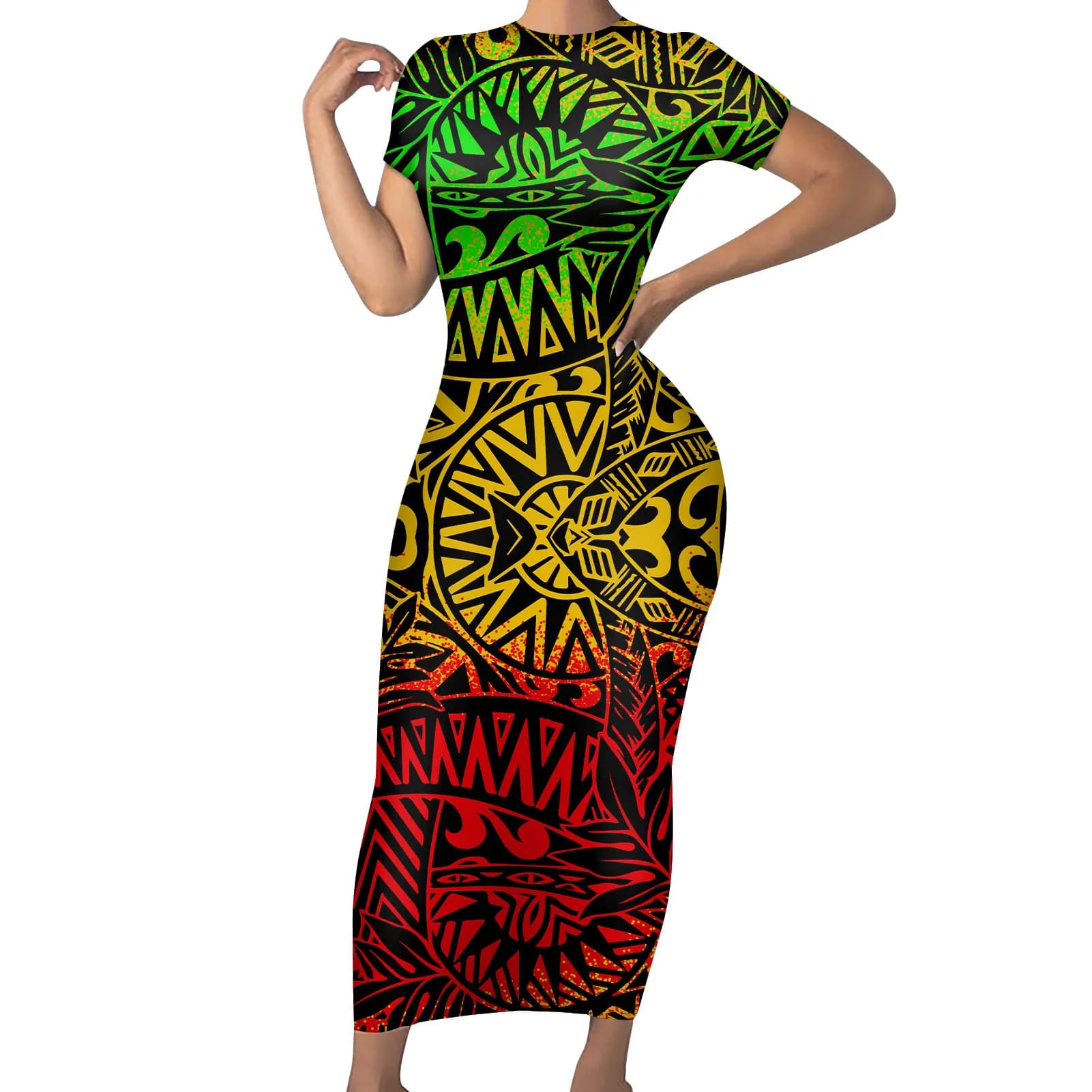 Robe Vintage Personnalisée pour Femme, Tenue à Motif de Lever de Soleil, Prix Bas, Nouvelle Collection 2022