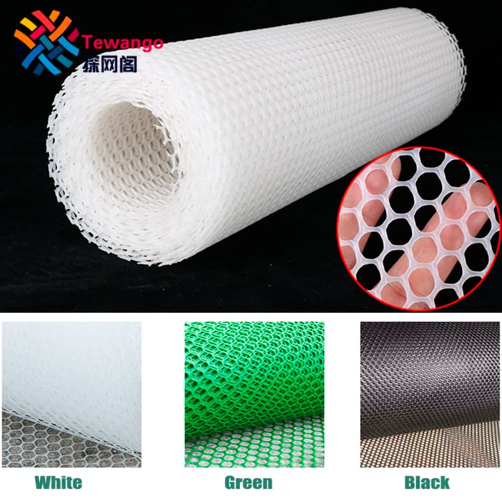 Tewango-Clôture de sécurité réseau anti-chute pour chat et animal de compagnie, filet à mailles en plastique bricolage, protection des escaliers,