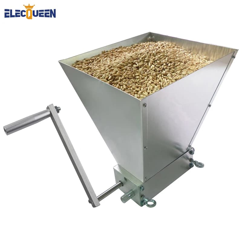 Moulin à orge et malt en acier inoxydable, broyeur Mars, broyeur pour brassage à domicile, vente en gros, livraison directe, 2 rouleaux, le plus