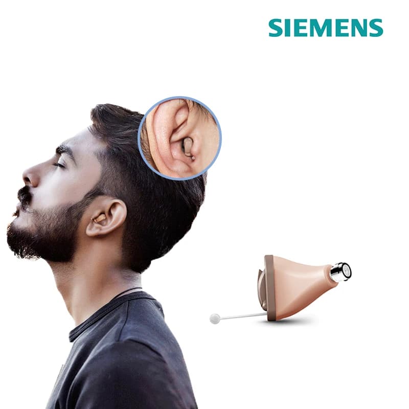Appareil auditif Invisible Siemens sous-marque Signia ITC CIC 8 canaux aide auditive numérique raccord de programme d'application de téléphone