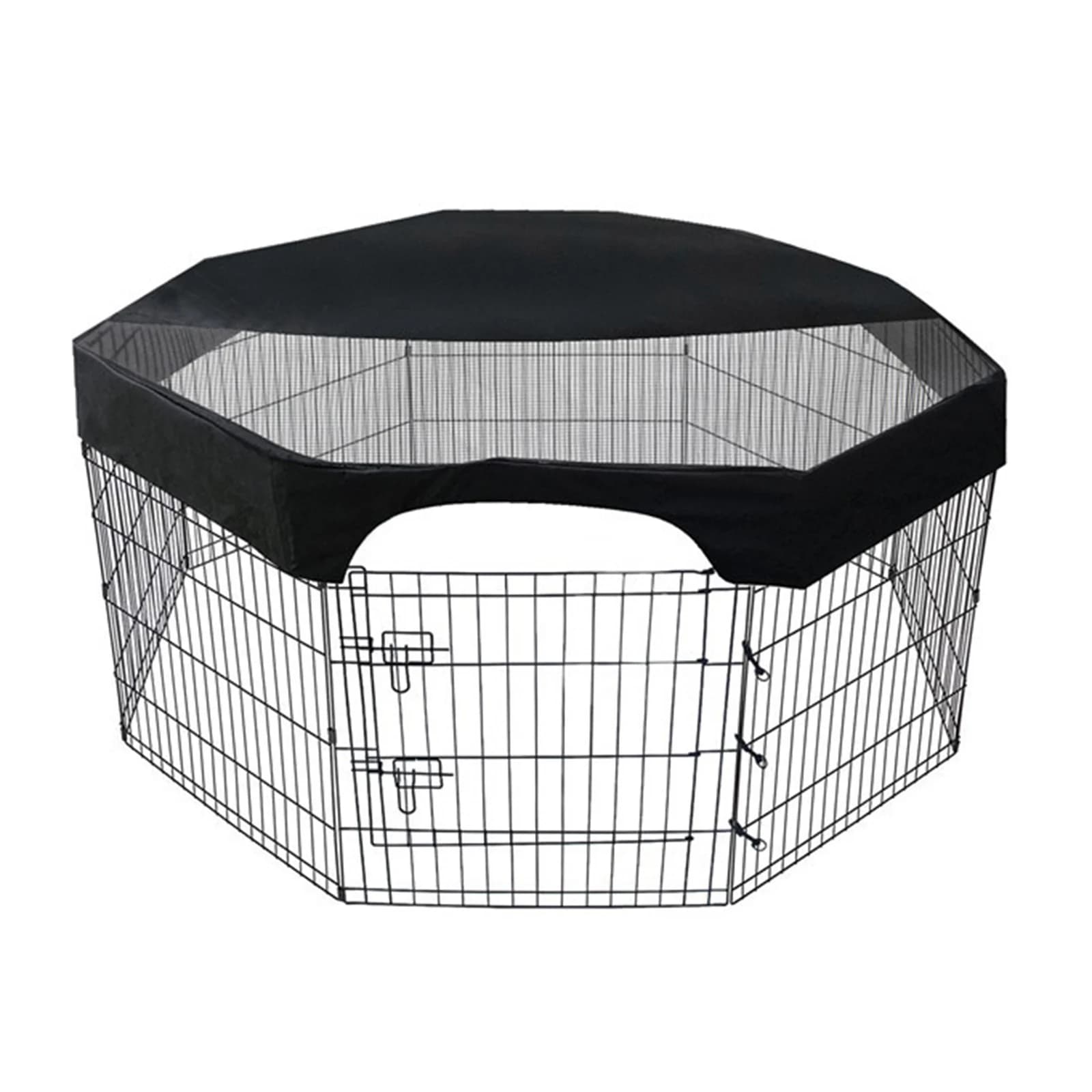 Couverture de parc octogonale pour animaux de compagnie, couverture de jos portable, enclos pour chien, chiot, lapin, ombrage extérieur, tissu en